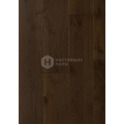 Паркетная доска Hajnowka Parkett Дуб Chocolate Рустик однополосный, 985*148*12.5 мм