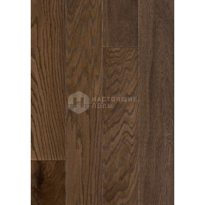 Паркетная доска Hajnowka Parkett Дуб Fume Селект брашированный однополосный, 985*148*12.5 мм