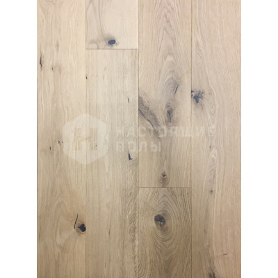Паркетная доска Hajnowka Parkett Дуб Kastor Рустик однополосный, 1150*141*12.5 мм