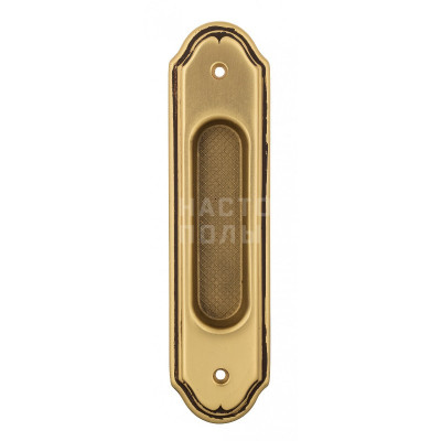 Ручка для раздвижных дверей Venezia U111 VNZ919 французское золото + коричневый (1 шт)
