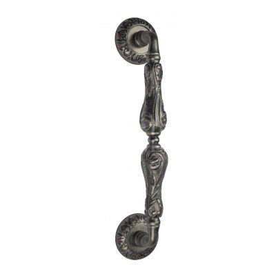 Дверная ручка скоба Venezia Monte Cristo VNZ586 D4 состаренное серебро, 320 мм (260 мм)