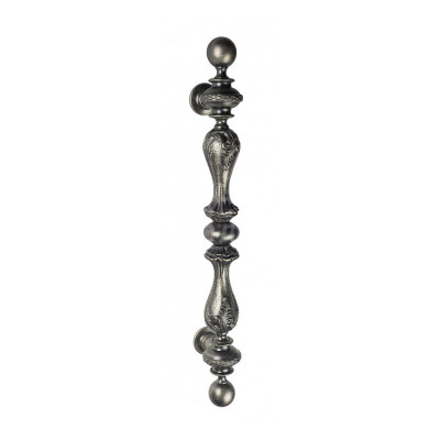 Дверная ручка скоба Venezia Palazzo VNZ590 состаренное серебро, 640 мм (445 мм)
