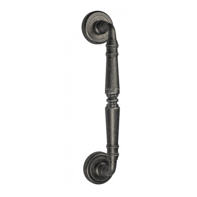 Дверная ручка скоба Venezia Vignole VNZ597 D1 состаренное серебро, 260 мм (210 мм)