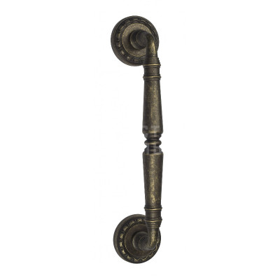 Дверная ручка скоба Venezia Vignole VNZ600 D2 бронза античная, 263 мм (210 мм)
