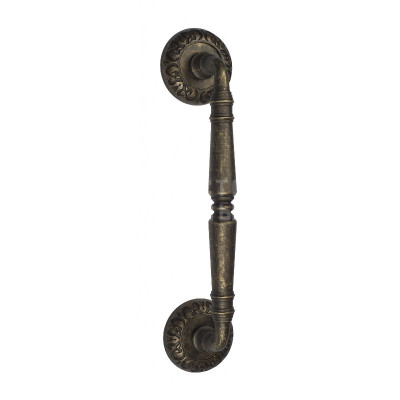 Дверная ручка скоба Venezia Vignole VNZ608 D4 бронза античная, 270 мм (210 мм)