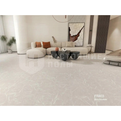 SPC плитка замковая Skalla Stone Fjord FR403 Мрамор Аскволл, 600*300*4 мм
