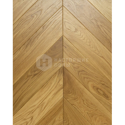 Паркет французская елочка Legend Silk Chevron Дуб Miele под лаком, 550*110*15 мм