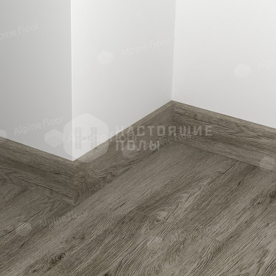 Плинтус для ПВХ плитки Alpine Floor Grand Sequoia ECO 11-8 Венге Грей, 2200*80*11 мм