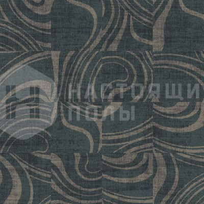 Ковровая плитка Ege Highline Loop Mantra Weave Blue 1, 960 x 960 мм