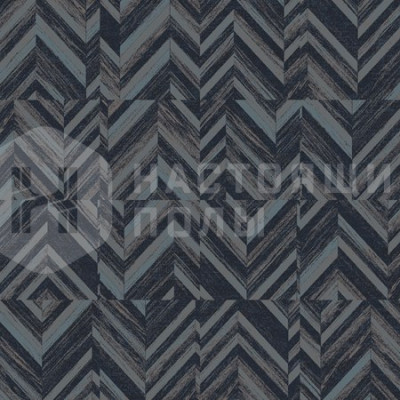 Ковровая плитка Ege Highline 1100 Parquet Blue, 480 x 480 мм