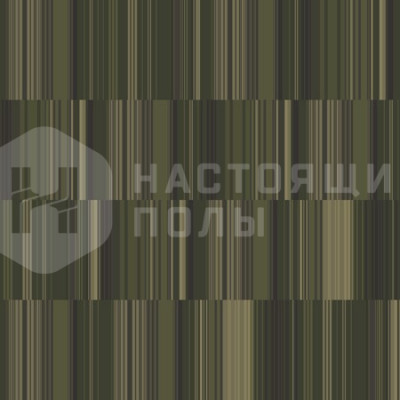 Ковровая плитка Ege Highline Carre Solid Stripe Green, 960 x 960 мм