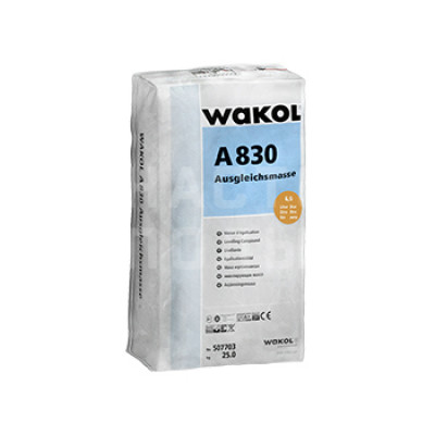 Нивелирующая масса Wakol А 830 особо прочная с низким уровнем пыли (25кг)
