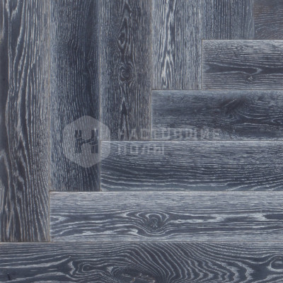 Паркет Елочка Tarwood Дуб Джаз Натур брашированный уф-масло, 14*140*600 мм