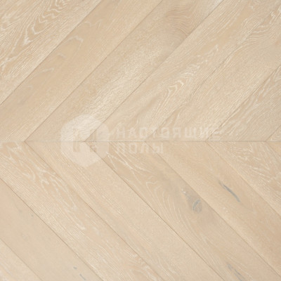 Паркет Французская елка Tarwood Дуб Ваниль Натур брашированный уф-масло, 585*120*14 мм
