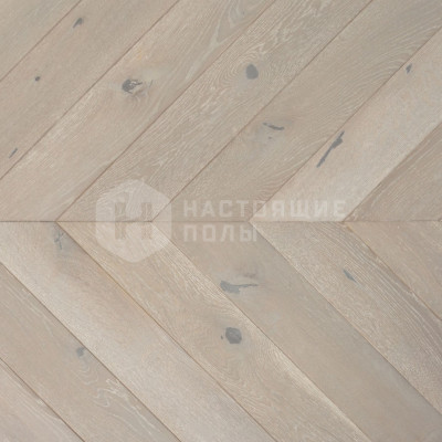 Паркет Французская елка Tarwood Дуб Соло Натур брашированный уф-масло, 585*120*14 мм
