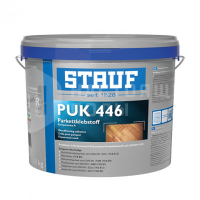 Паркетный клей Stauf PUK-446 P полиуретановый двухкомпонентный (8,9 кг)