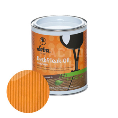 Масло для террасной доски Loba Deck&Teak Oil гарапа (2.5л)