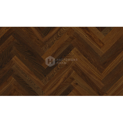 Паркет классическая елочка Weitzer Parkett Stab 500 69635 Дуб Мореный натур брашированный, натуральное масло ProVital, 500*68*9.3 мм