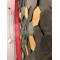 Стеновая панель Tarsi Коллекция 2 WP3D15R061 Соты спил дуб тонировка эбен с золотыми вставками, 347*300*16-6 мм