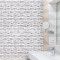 Стеновая панель Tarsi Коллекция 2 WP3D1031 Домчик дуб тонировка белая, 300*300*20-6 мм