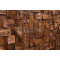 Стеновая панель Tarsi Коллекция 2 WP3D5051 Хауз дуб тонировка мокко, 300*300*18-6 мм