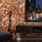 Стеновая панель Tarsi Коллекция 2 WP3D5051 Хауз дуб тонировка мокко, 300*300*18-6 мм