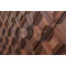 Стеновая панель Tarsi Коллекция 3 WP3D8T20 Восток термоясень, 425*425*18-4 мм