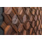 Стеновая панель Tarsi Коллекция 3 WP3D8T20 Восток термоясень, 425*425*18-4 мм