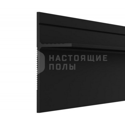 Теневой профиль Dekart Pro Design 7208 черный матовый RAL9005 муар, 2700*46*17.5 мм