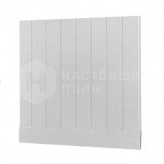 Скандинавская стеновая панель светло-серая матовая, 2800*140*12 мм