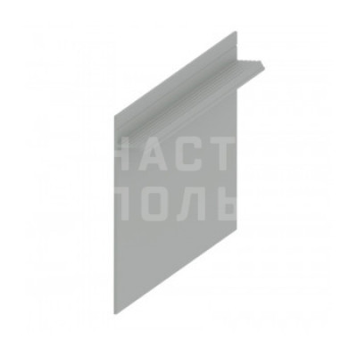 Теневой профиль Dekart Pro Design 323 серебро матовое, 2700*80*12 мм