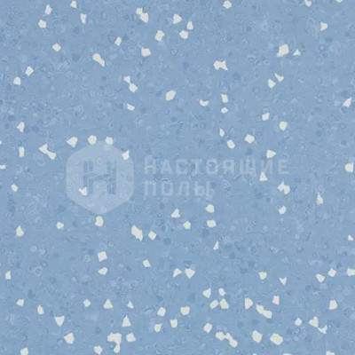 Линолеум гомогенный коммерческий антистатический Forbo Sphera SD 550037 china blue, 2000 мм