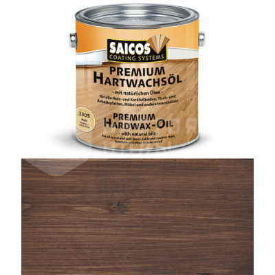 Масло с твердым воском Saicos Hartwachsol Premium 3385 палисандр прозрачное матовое (0.75 л)