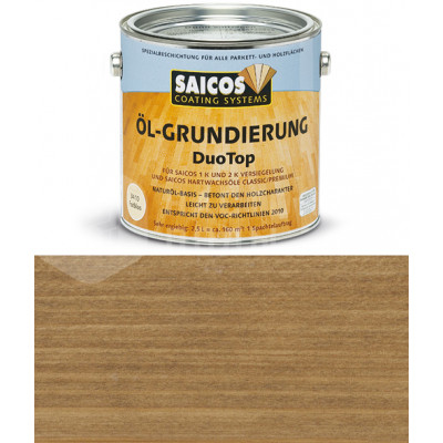 Грунтовка на основе натуральных масел Saicos Ecoline Ol-Grundierung 3481Eco орех прозрачная (0.75 л)