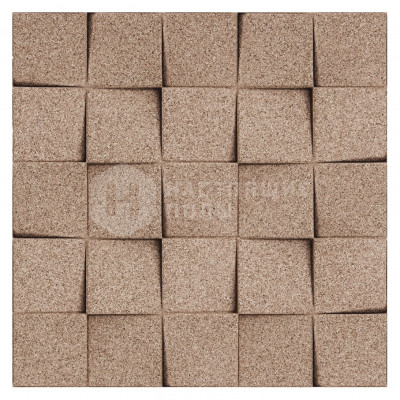 Декоративные панели Muratto Organic Blocks Minichock MUOBMIN15 Sand, 248*248*24 мм