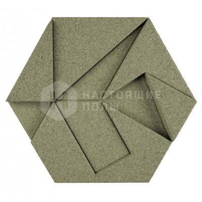Декоративные панели Muratto Organic Blocks Hexagon MUOBHEX16 Sarge, 220*190*30 мм