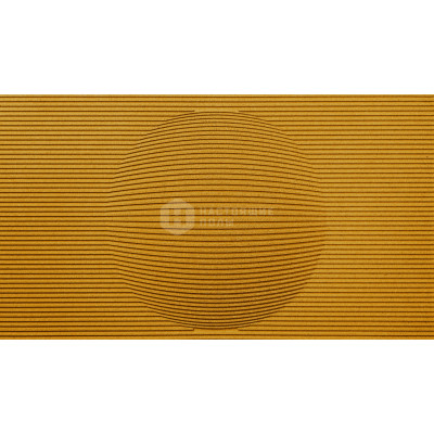 Декоративные панели Muratto Organic Blocks Sphere MUCSSPH03 Yellow, 693*393*7 мм