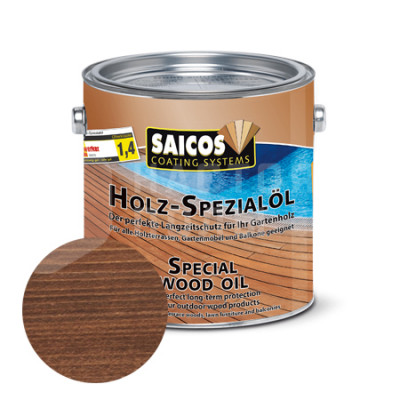 Масло для террасной доски Saicos Holz-Spezialol 0113 бангкирай прозрачное (0.75л)