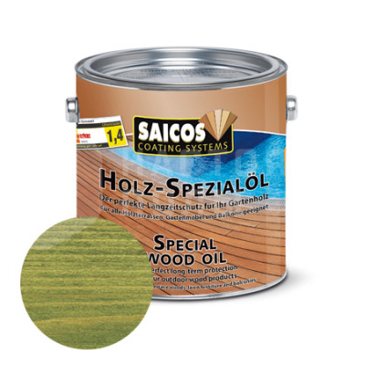 Масло для террасной доски Saicos Holz-Spezialol 0116 сосна прозрачное (0.75л)