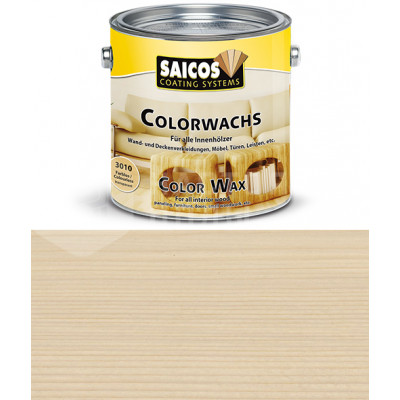 Цветной декоративный воск для внутренних работ Saicos Colorwachs 3018 груша прозрачный (0.75л)