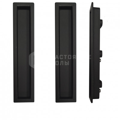 Ручки для раздвижных дверей Pamar MN 1097 Z E 228 черный матовый