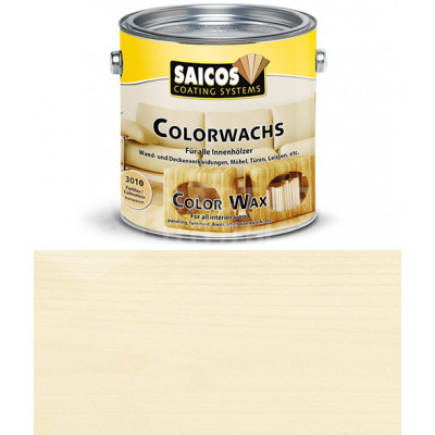 Цветной декоративный воск для внутренних работ Saicos Colorwachs 3010 бесцветный (0.75л)