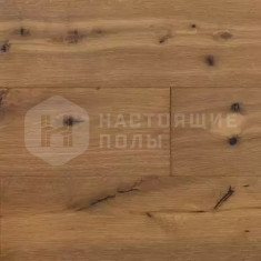 Дуб Nikor R Рустик брашированный копченый однополосный, 500-2200*125*15 мм