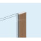 Молдинг для стеновых панелей Hiwood LF124B BR417N, 2700*31*12 мм