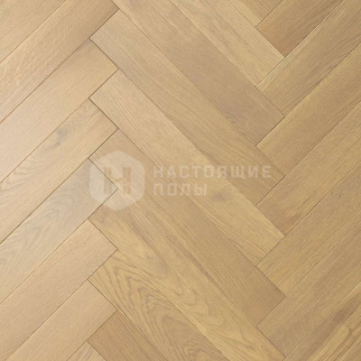 Паркет английская елка Lab Arte Дуб Натур Гамлет лак, 500*110*15 мм