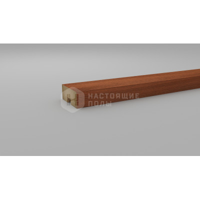 Декоративная рейка Dekart шпон дуба, селекция Натур, матовый лак, Махагони, 30*70*2800 мм