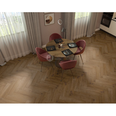 SPC плитка елочка замковая Steinholz Herringbone STH037Н Кайфер, 640*128*4.5 мм