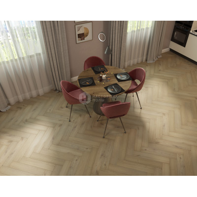 SPC плитка елочка замковая Steinholz Herringbone STH040Н Тироль, 640*128*4.5 мм