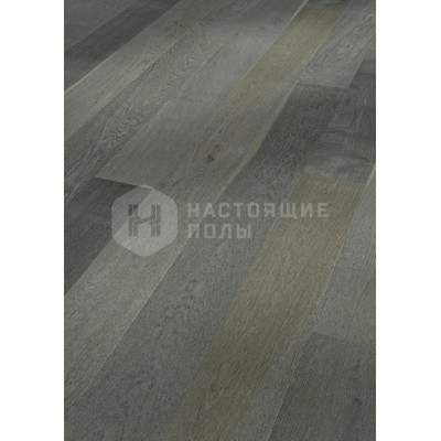 Паркетная доска Meister PD 400 Cottage 8221 Дуб Титаново-серебристый Особый брашированный под маслом
