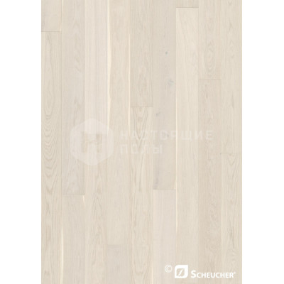 Паркетная доска Scheucher Parkett Elevation 182 Дуб Мандо брашированный под натуральным маслом однополосный, 2200*182*14 мм